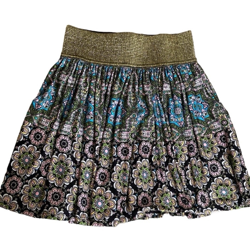 Baby Phat mini skirt with signature zipper accent (Size M)